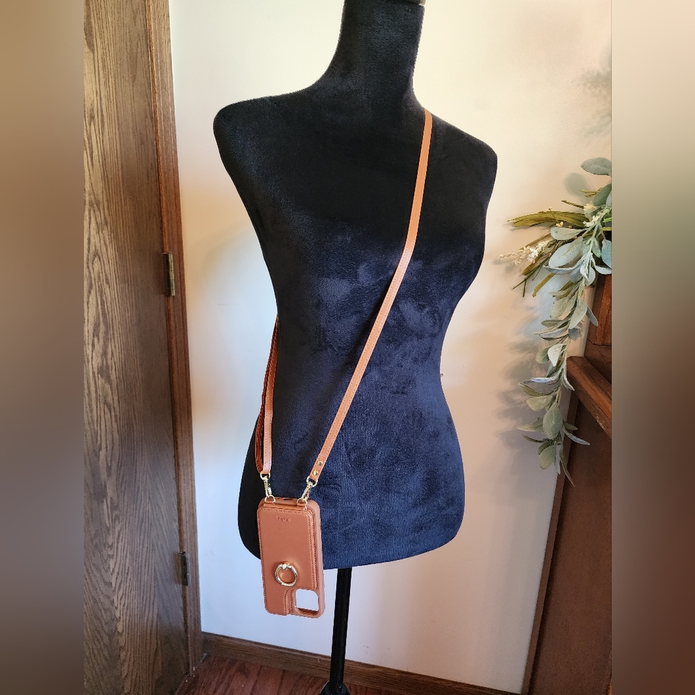 Libra Camel‎ Crossbody Multi Case Compatible with IPhone 11 ProNew